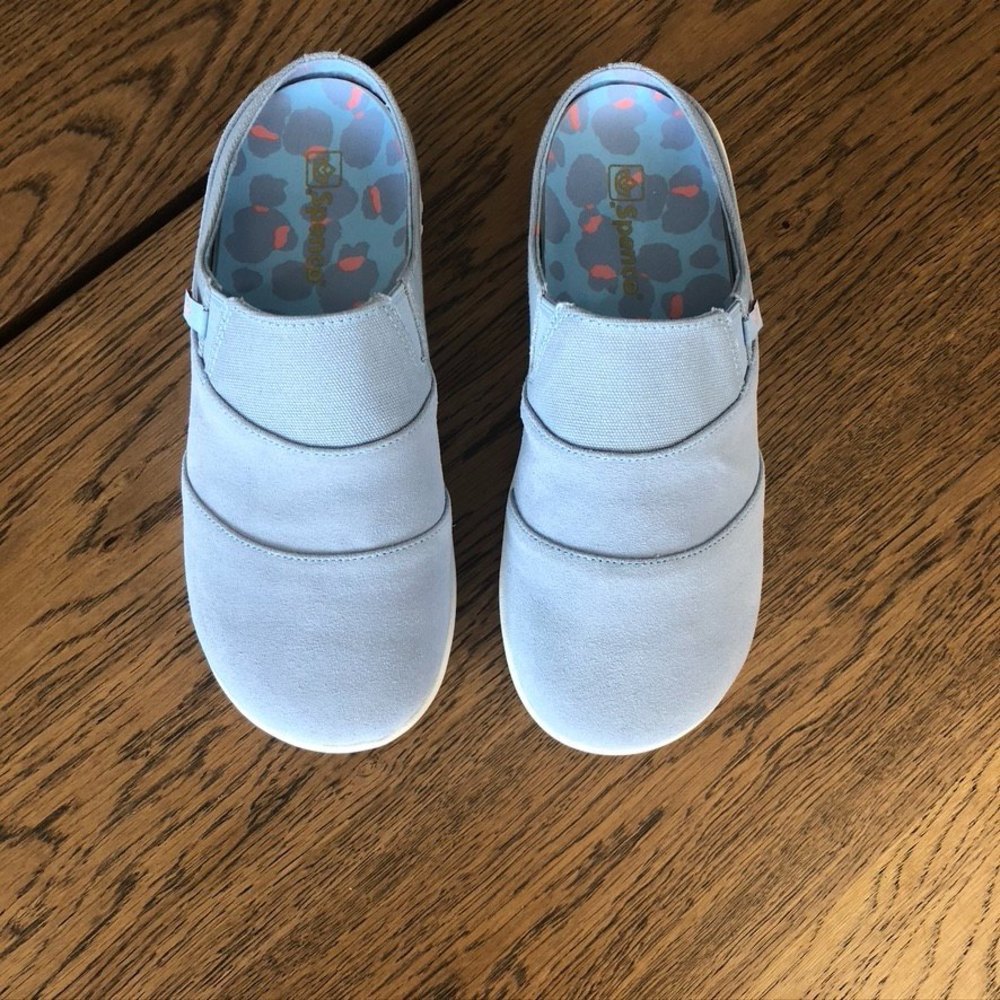 Spenco Siesta Bokeh Layered Mules